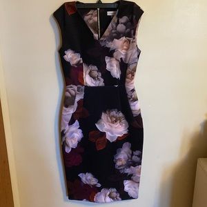 Calvin Klein Purple Scuba Dress